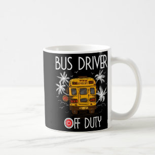 Chauffeur van dienst laatste dag van de schoolzome koffiemok