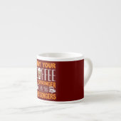 Chauffeur van schoolbus Busman Koffie Grappig Espresso Kop (Voorkant rechts)