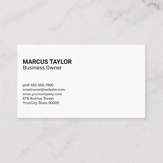 chauffeur van voedsellevering | QR-code Visitekaartje (Achterkant)