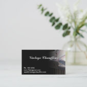 Chauffeur visitekaartje (Staand voorkant)