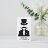 Chauffeur Visitekaartje (Staand voorkant)