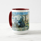 Chauffeurs Cement Truck Designer KOFFIE MOKKEN (Voorkant links)