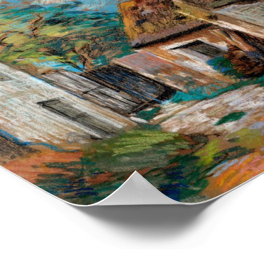 Chaumières | Armand Guillaumin Poster (Hoek)