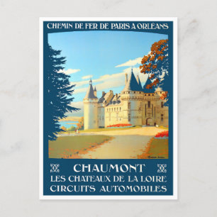 Chaumont France vintage Briefkaart