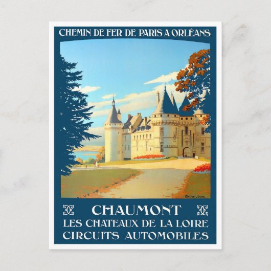Chaumont France vintage Briefkaart (Voorkant)