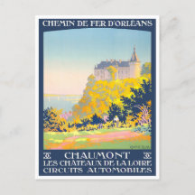 Chaumont France vintage Briefkaart