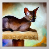 Chausie Cat Poster (Voorkant)