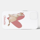 Chausie Cat Waterverf Kat Roze hart Case-Mate iPhone Case (Achterkant (horizontaal))