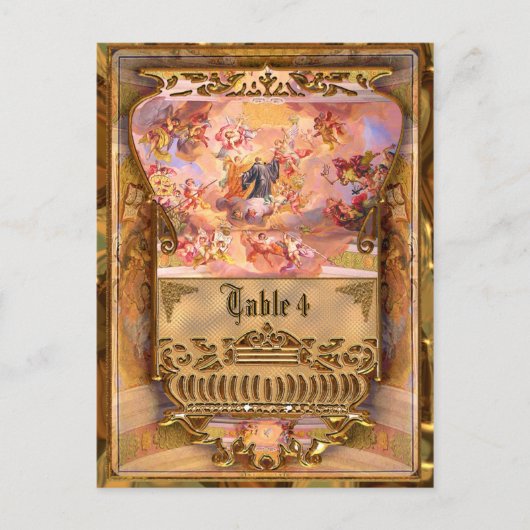 Chaussée-d'Antin Victoriaans tafel Nummer Kaart (Voorkant)