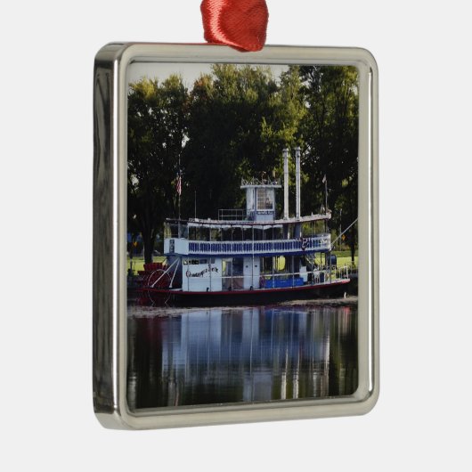 Chautauqua Belle op het Chautauqua-meer Metalen Ornament (Rechts)