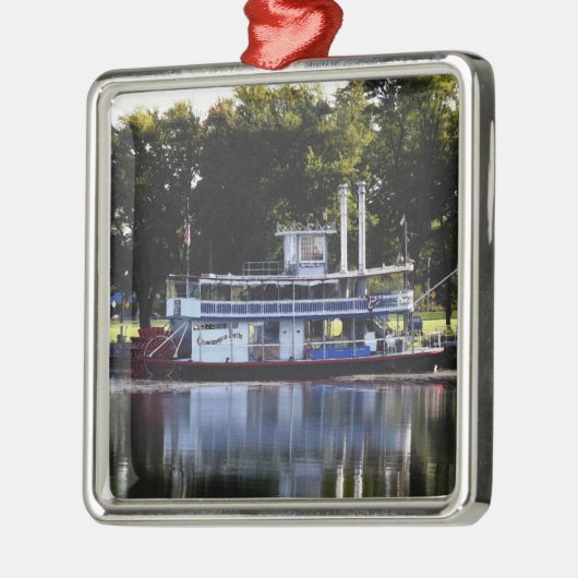 Chautauqua Belle op het Chautauqua-meer Metalen Ornament (Links)