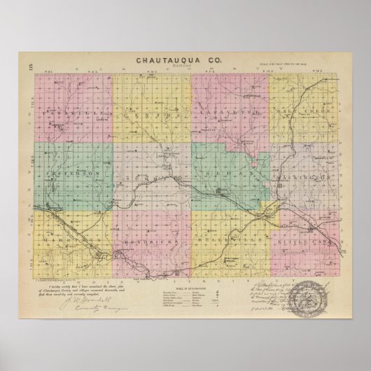 Chautauqua County, Kansas Poster (Voorkant)