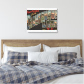 Chautauqua Lake - Grote Letter-scènes Canvas Afdruk (Insitu (Slaapkamer))