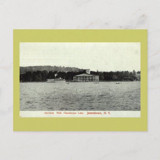 Chautauqua Lake, Jamestown NY 1909  Briefkaart (Voorkant)