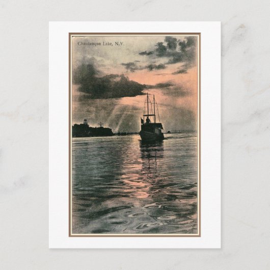 Chautauqua Lake, New York,  Briefkaart (Voorkant)