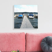 Chautauqua Lake, New York Ingewikkeld Canvas (Insitu (Woonkamer))