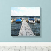 Chautauqua Lake, New York Ingewikkeld Canvas (Insitu (Houten vloer))