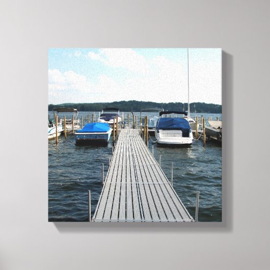 Chautauqua Lake, New York Ingewikkeld Canvas Afdruk (Voorkant)
