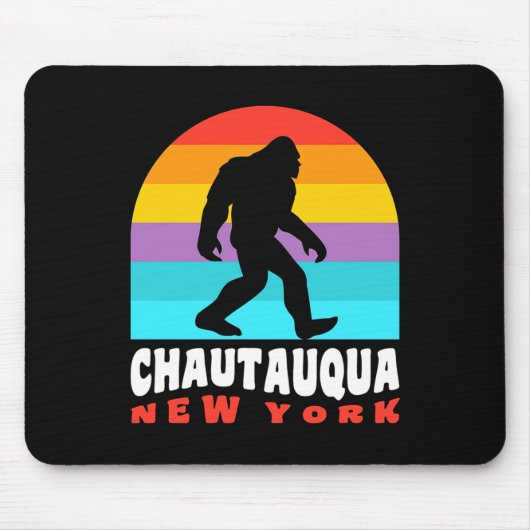 Chautauqua Lake New York Ny Retro T Shirt  Muismat (Voorkant)