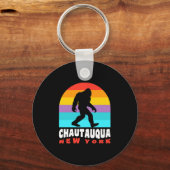 Chautauqua Lake New York Ny Retro T Shirt  Sleutelhanger (Voorkant)