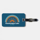 Chautauqua Lake New York Rainbow Bagagelabel (Achterkant horizontaal)