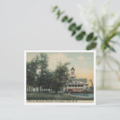 Chautauqua Lake NY Pier bij Assembly Grounds 1908 Briefkaart (Staand voorkant)