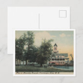 Chautauqua Lake NY Pier bij Assembly Grounds 1908 Briefkaart (Voorkant / Achterkant)