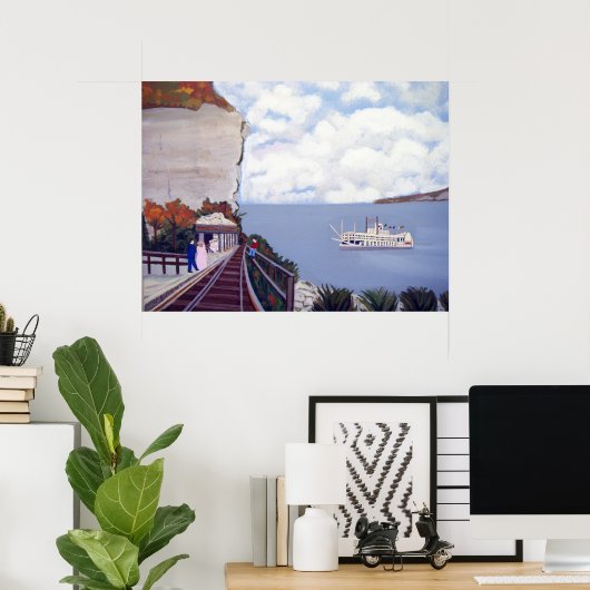 Chautauqua Landing Poster (Thuiskantoor)