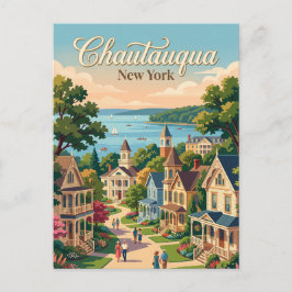 Chautauqua, New York Briefkaart