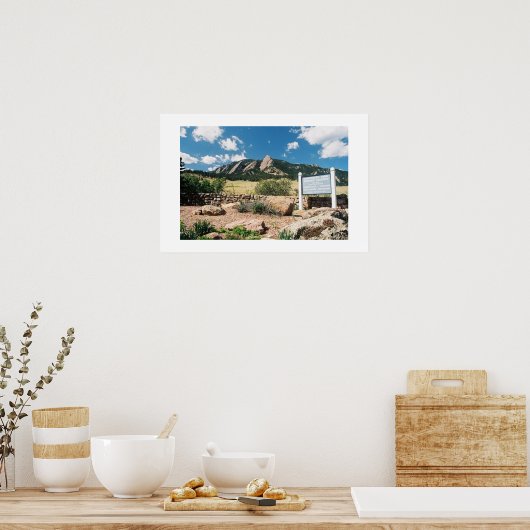 Chautauqua Park, Boulder, Colorado Poster (Keuken)