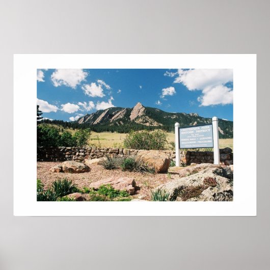 Chautauqua Park, Boulder, Colorado Poster (Voorkant)