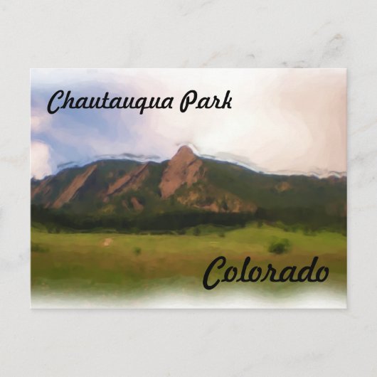 Chautauqua Park Colorado briefkaart (Voorkant)
