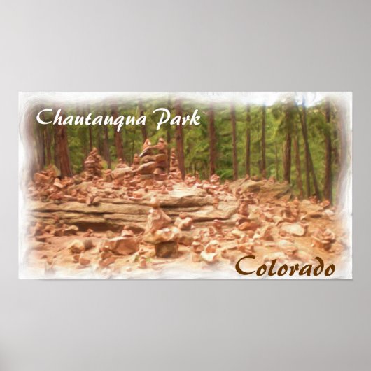Chautauqua Park Colorado poster (Voorkant)