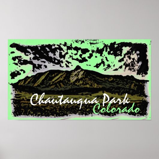 Chautauqua Park Colorado poster (Voorkant)