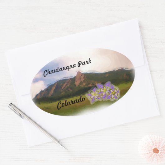 Chautauqua Park sticker (Envelop)