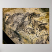 Chauvet Cave in Vallon Pont d'Arc Poster (Voorkant)