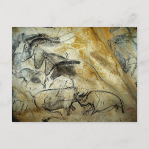 Chauvet Lascaux Cave Horses and animals Briefkaart