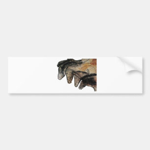 Chauvethorses Grotte Chauvet, Ardèche, Frankrijk Bumpersticker