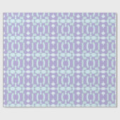 Chavanel Brushstroke Ikat in Purple and Teal Cadeaupapier (Vlak)