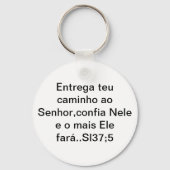 chaveirinho c versiculo biblico sleutelhanger (Voorkant)