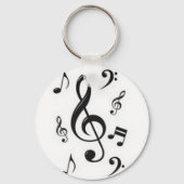 Chaveiro claves musicais sleutelhanger (Voorkant)