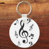 Chaveiro claves musicais sleutelhanger (Voorkant)