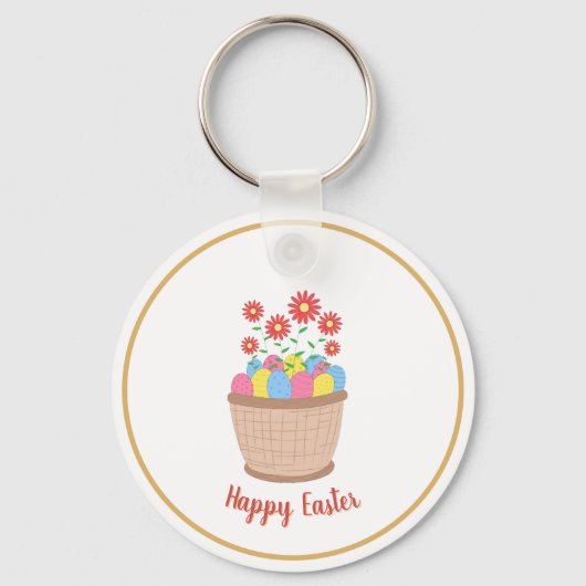 Chaveiro de Páscoa (Happy Easter) Sleutelhanger (Voorkant)