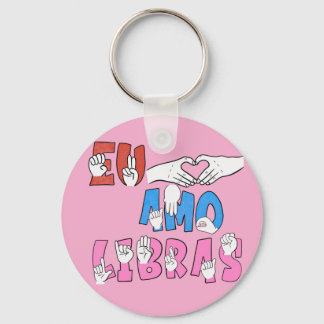 Chaveiro Eu amo Libras Sleutelhanger