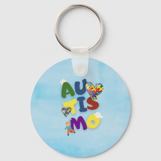 Chaveiro Mãe de Autista Sleutelhanger (Voorkant)