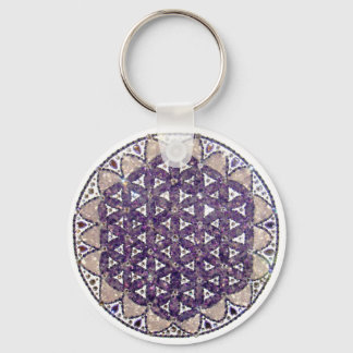 Chaveiro Mandala Flor da Vida Ametista Sleutelhanger