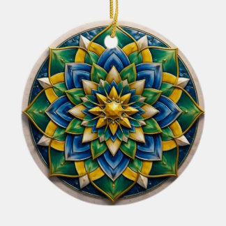 Chaveiro Mandala Luxo - 01 Keramisch Ornament