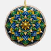 Chaveiro Mandala Luxo - 01 Keramisch Ornament (Achterkant)