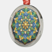 Chaveiro Mandala Luxo - 01 Metalen Ornament (Links)