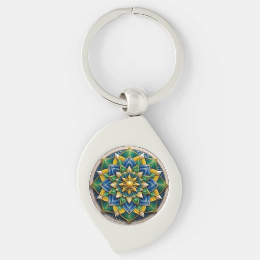Chaveiro Mandala Luxo - 01 Sleutelhanger (Voorkant)